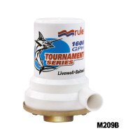 Rule - Livewell Pump Straight Thru-Hull Inlet